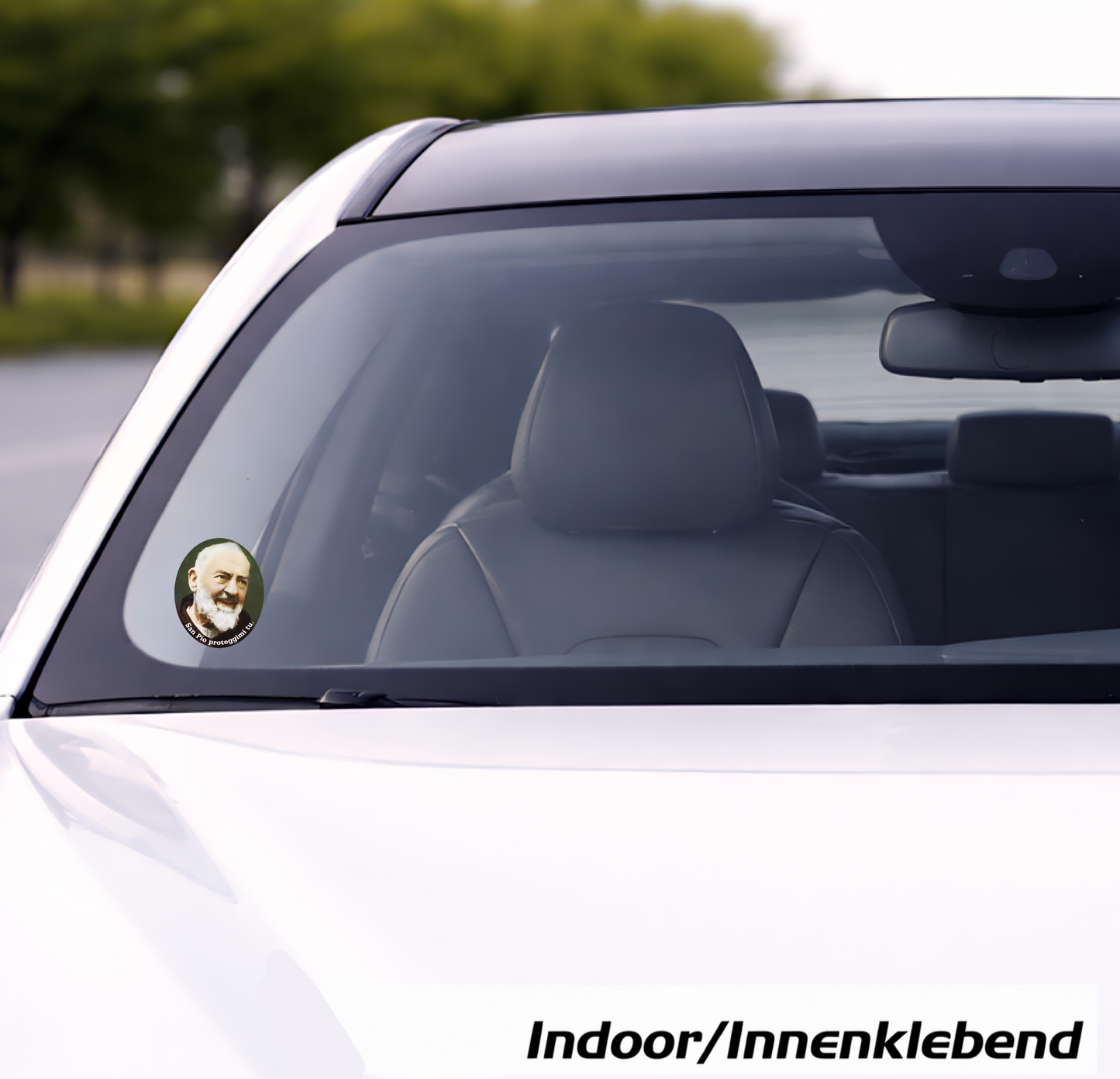 10x Padre Pio Aufkleber Adesivo Innenklebend Indoor Sticker Catholic 4,5x5,0 cm (028)