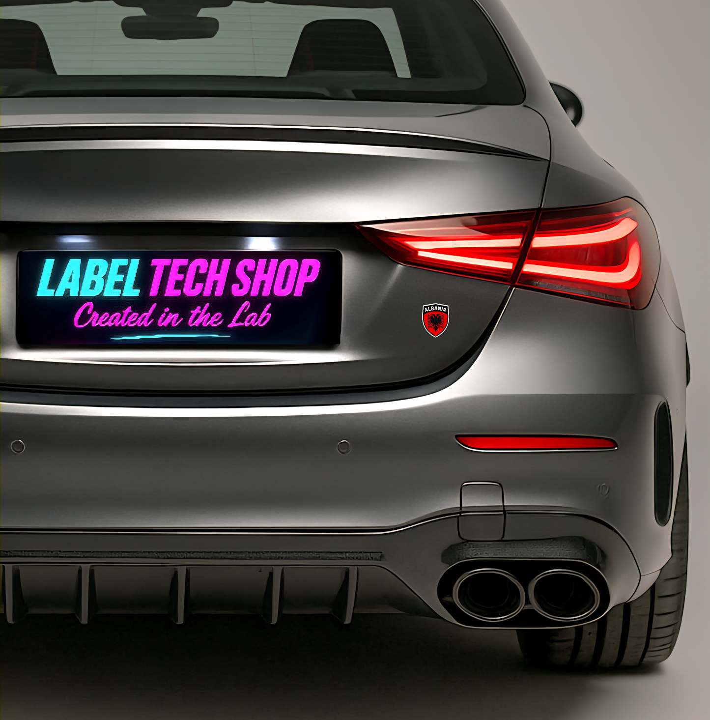 10x Albanien Aufkleber Klein Shqipëria Shqiponja – Albania Flagge Emblem Wappen Sticker 3,5x4,5cm (108)