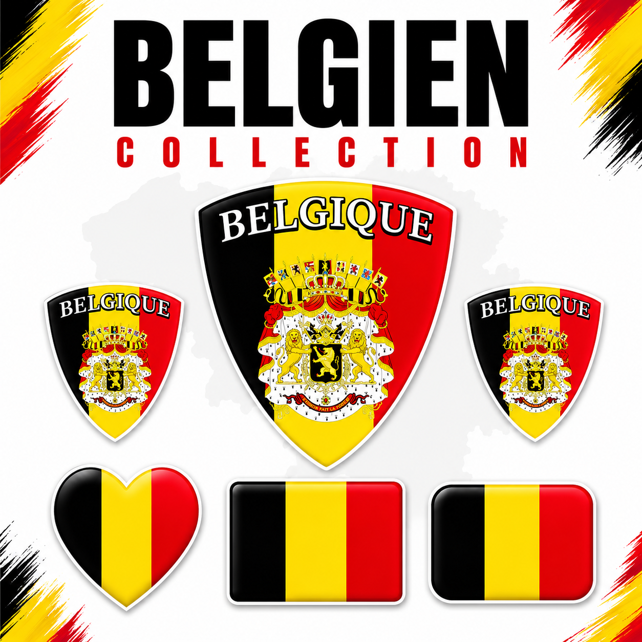 Belgien Sticker Collection