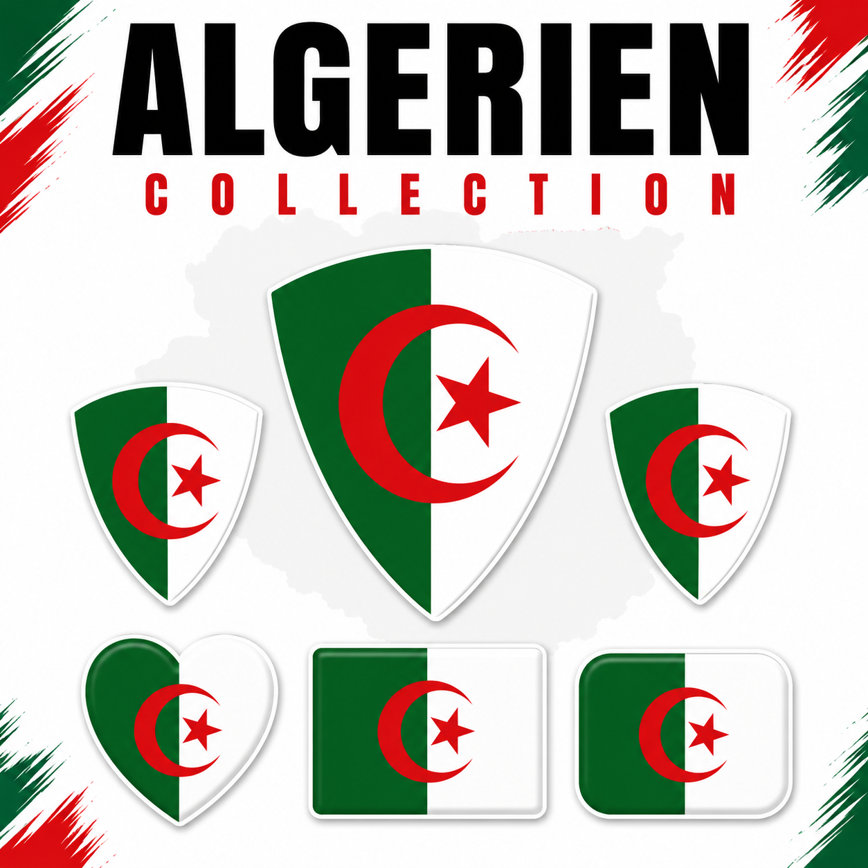 Algerien Sticker Collection