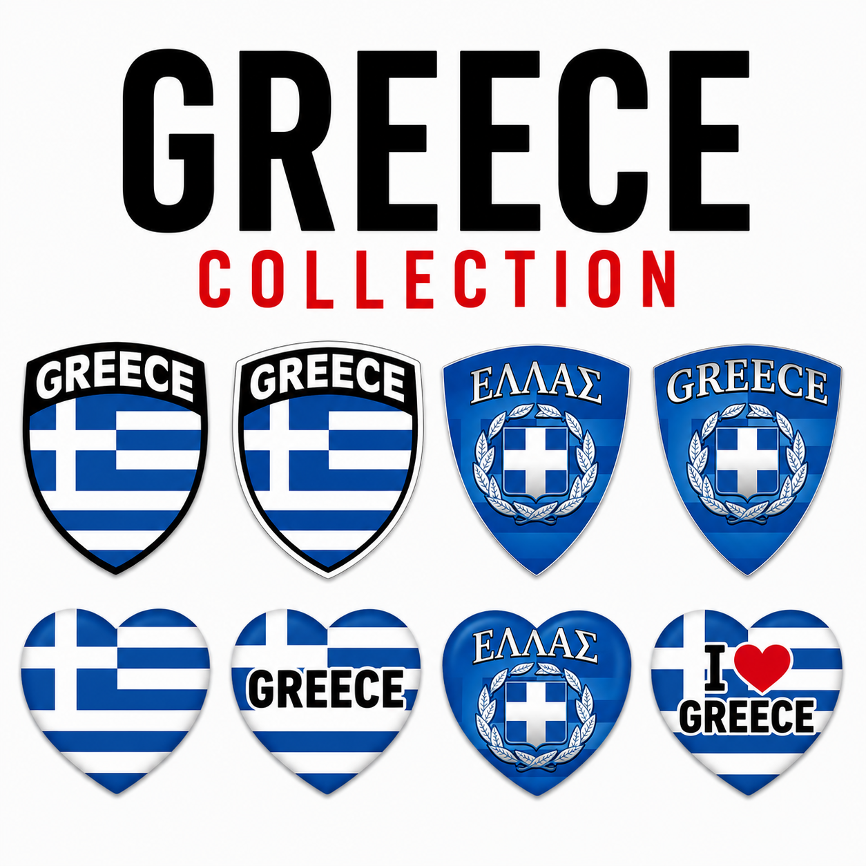 Griechenland Sticker Collection