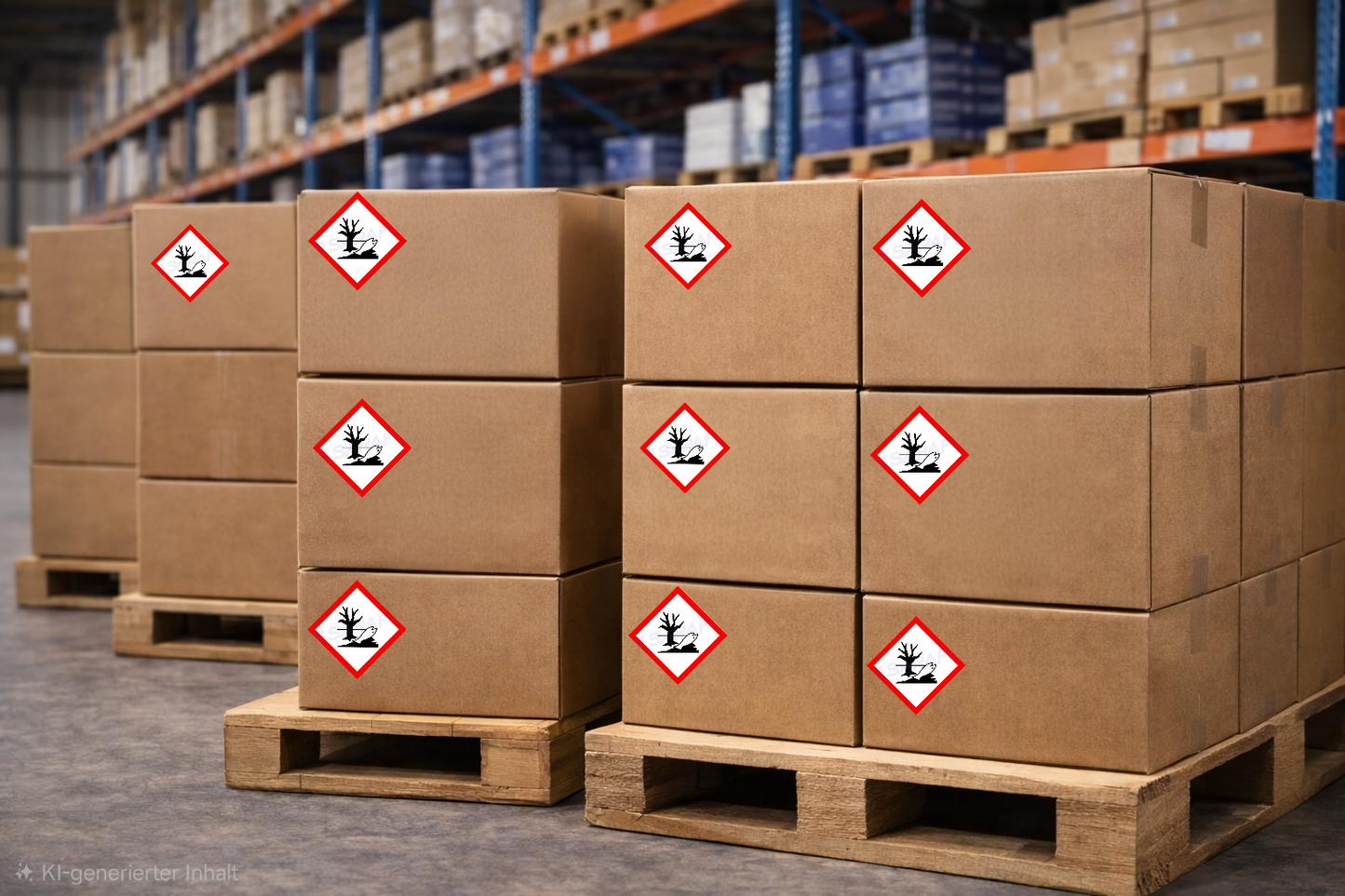 GHS09 Umweltgefährlich Etikett Chemie  Industrie Kennzeichnung CLP Norm Arbeitssicherheit