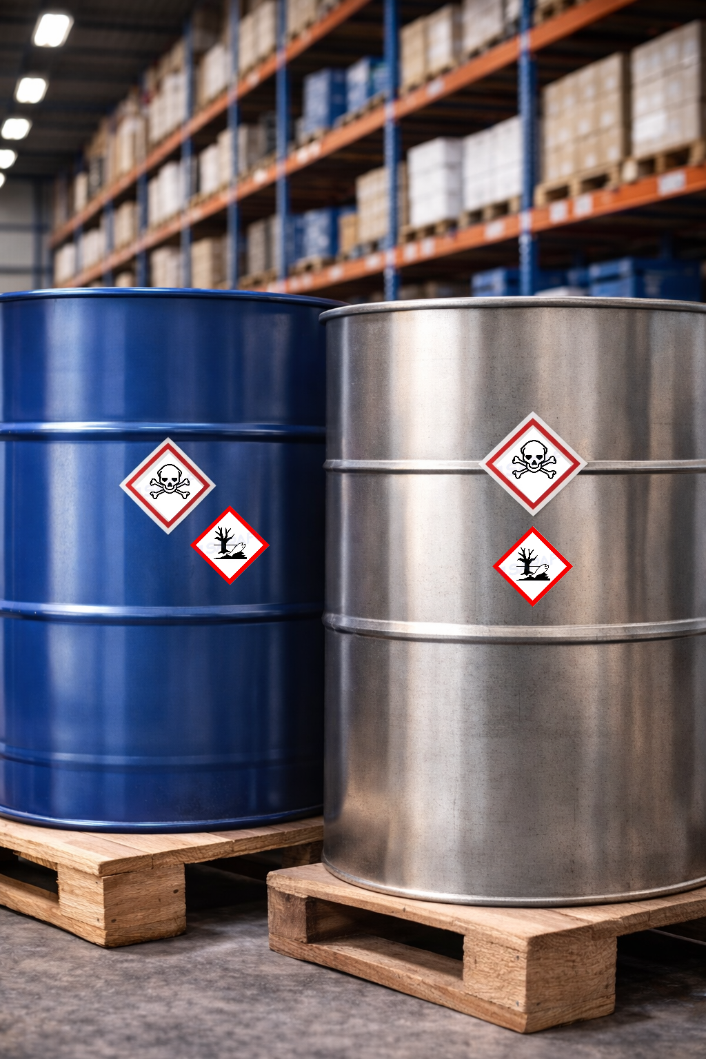 GHS09 Umweltgefährlich Etikett Chemie  Industrie Kennzeichnung CLP Norm Arbeitssicherheit