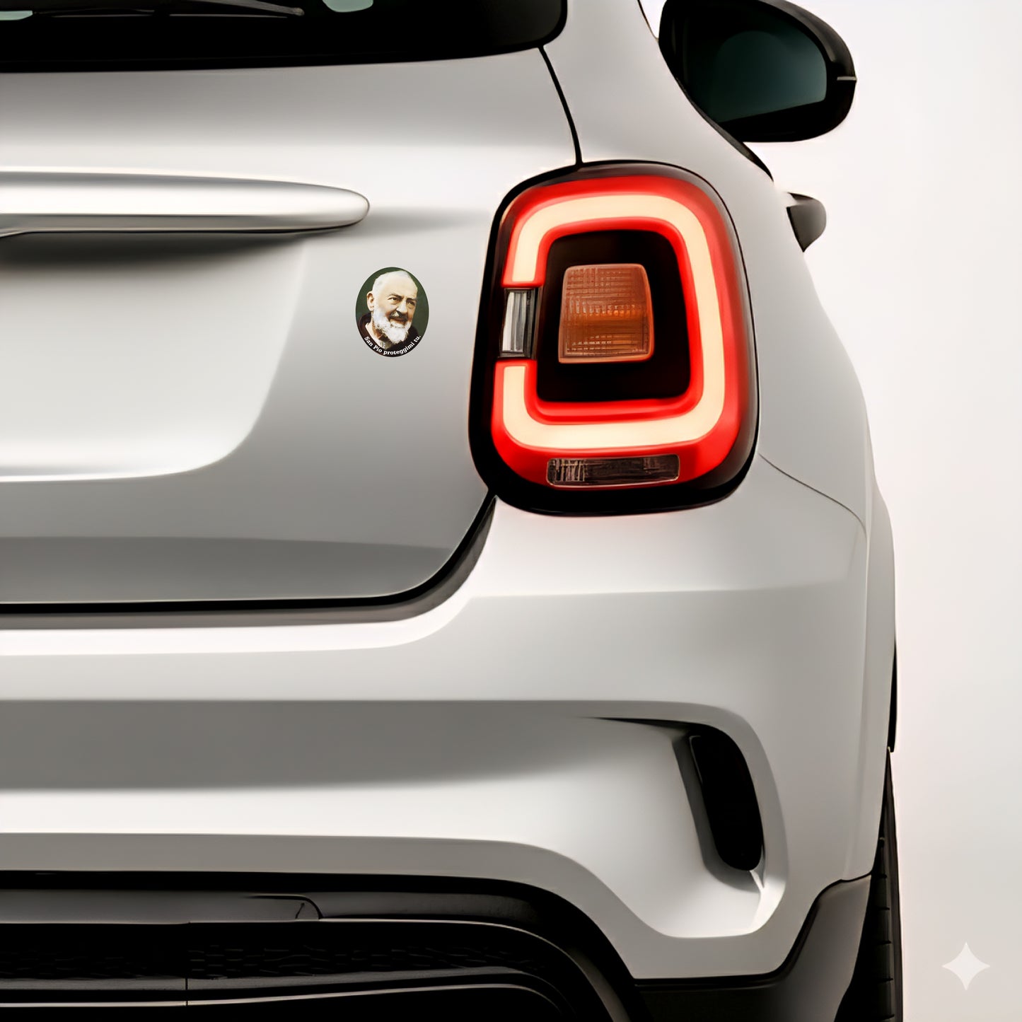 3x Padre Pio Aufkleber Sticker Außenklebend Katholisch Catholic 4,5x5,0 cm (027)