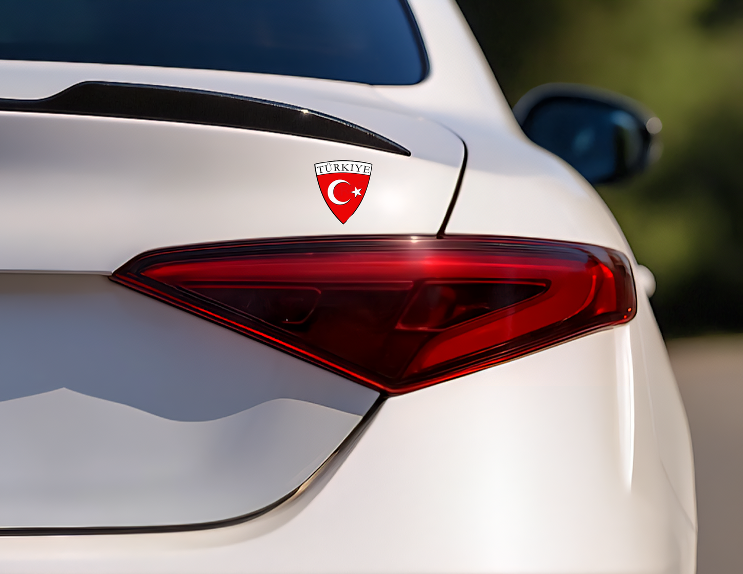 2x Türkei Aufkleber Türkiye Turkey Bayrak Flagge Wappen Sticker 5,0x5,5cm (007)