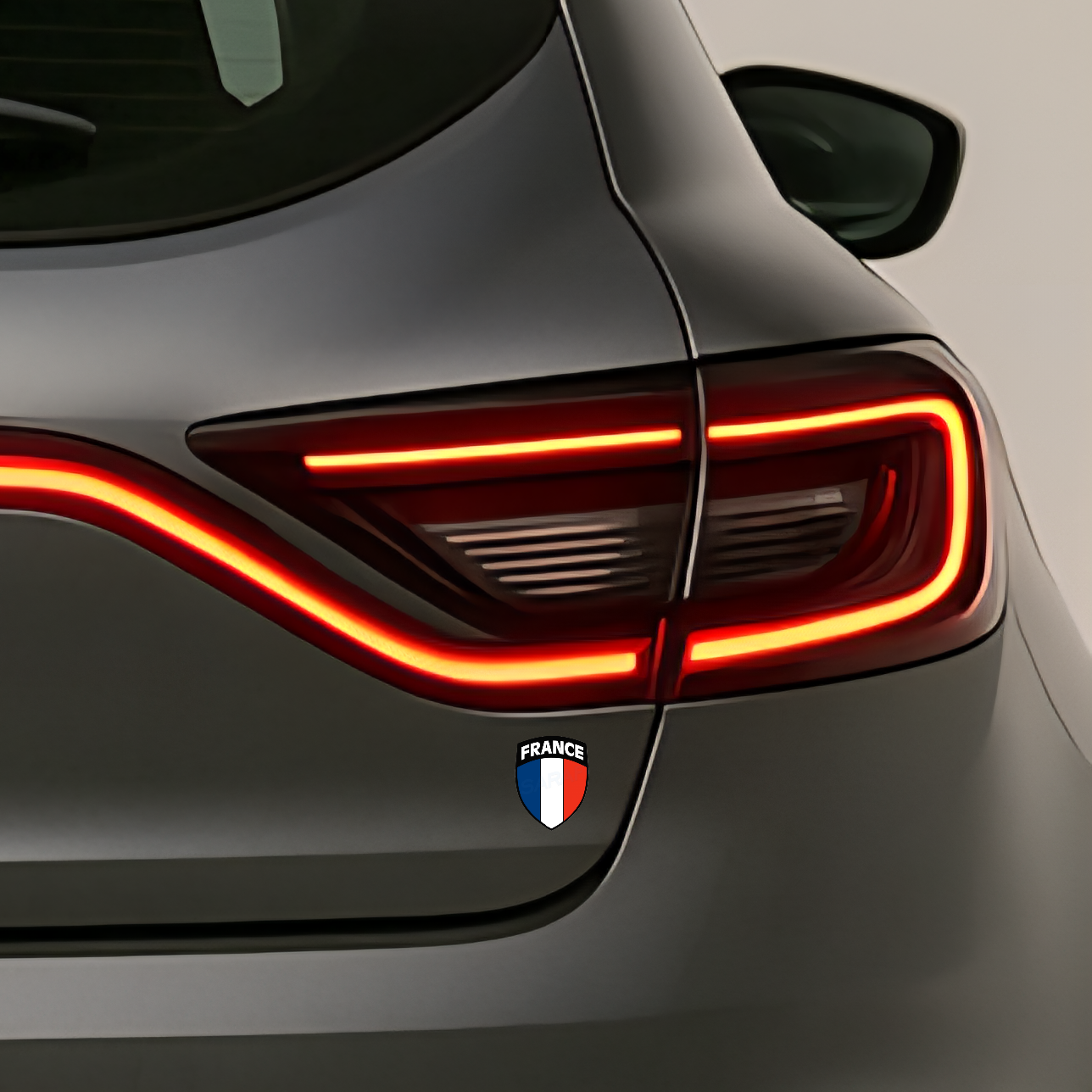 1x Frankreich Aufkleber France Francia Flagge Sticker 3,5x4,5cm (042)