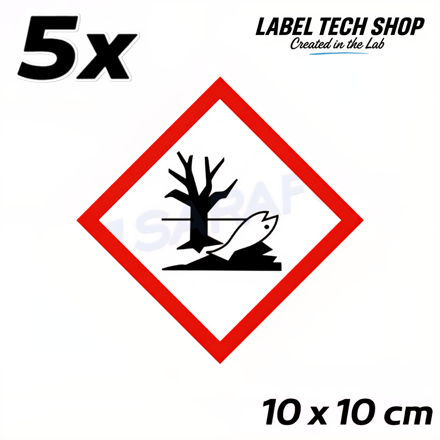 GHS09 Umweltgefährlich Etikett Chemie  Industrie Kennzeichnung CLP Norm Arbeitssicherheit