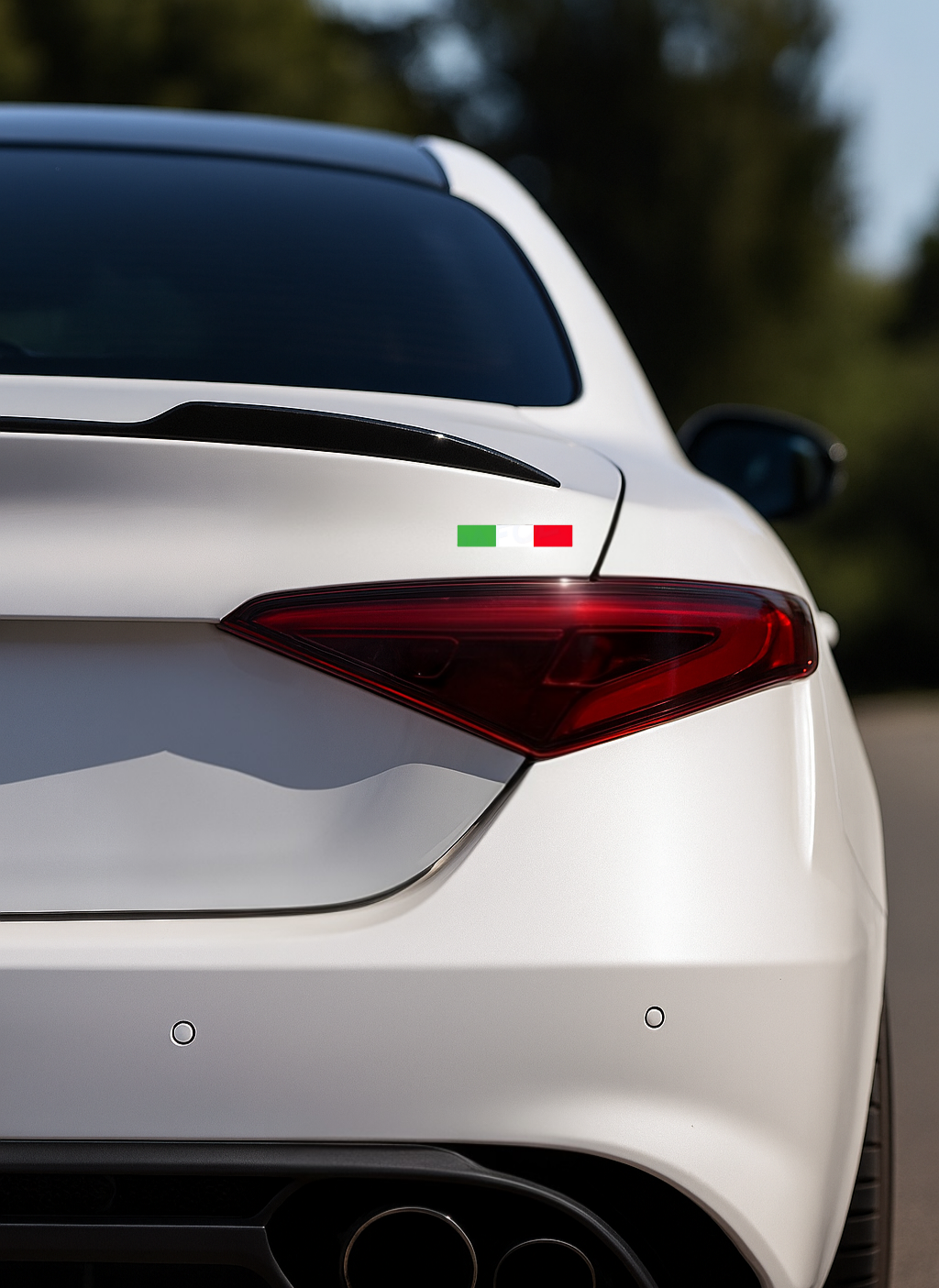 10x Italia/Italien Aufkleber Flagge 6×1 cm Italien Streifen Adesivo Sticker 036