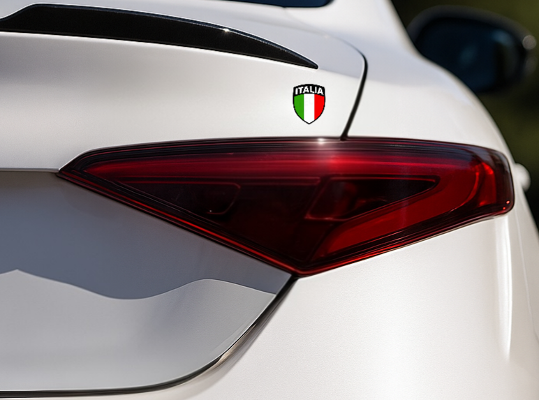 10x Italien Aufkleber 107 Wappen Emblem  Flagge Italia Adesivo Sticker 4,5x5,5cm