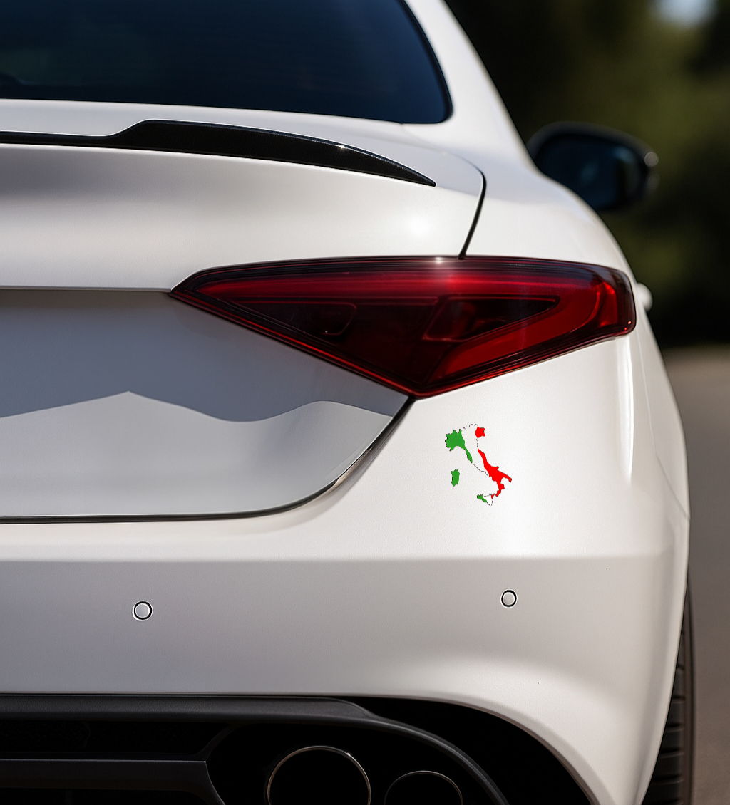 1x Italia/Italien Aufkleber Stiefel 5×5,5cm Flagge Italien Adesivo Sticker 032