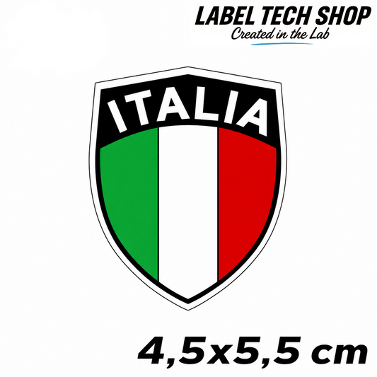 🇮🇹 Italien Italia Italy Wappen Flagge Adesivo Sticker Aufkleber Auto Motorrad Helm Laptop 4,5x5,5cm NR.032