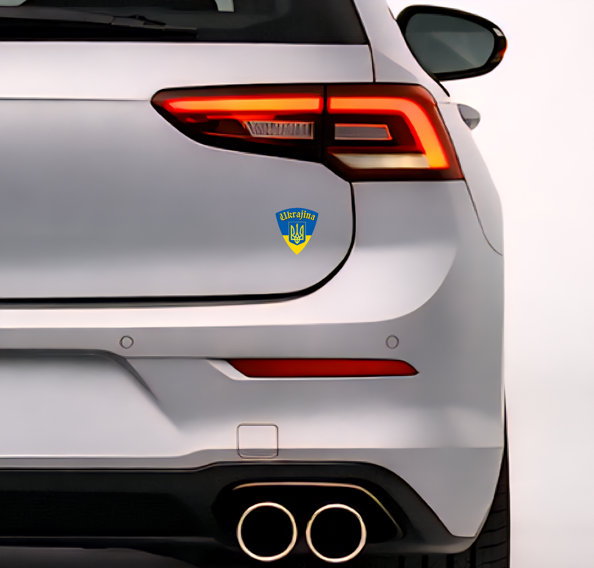 🇺🇦 Ukraine  Aufkleber Sticker Flagge Україна Наклейка  Wappen Emblem Auto 4,5x4,8cm Nr.012