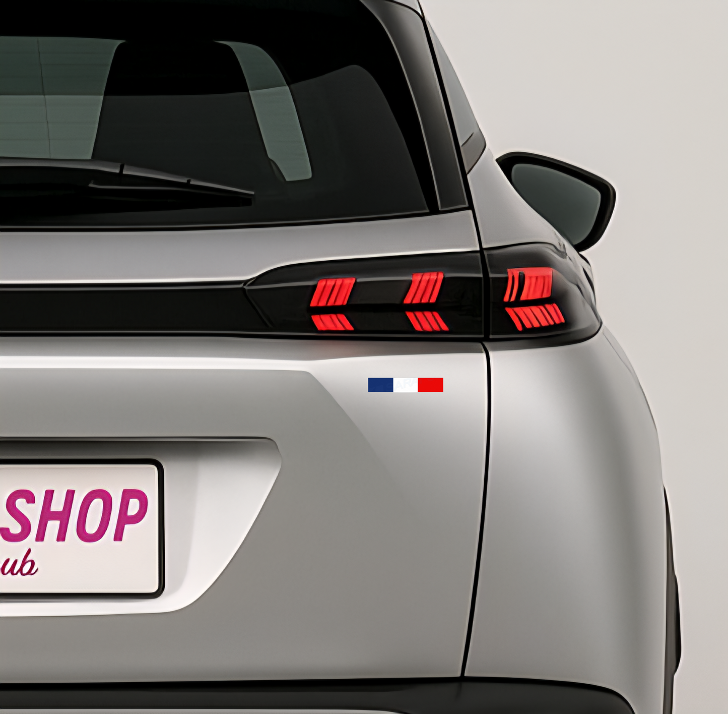 2x Frankreich Aufkleber France Francia Flagge Sticker 6,0x1,0cm (039)