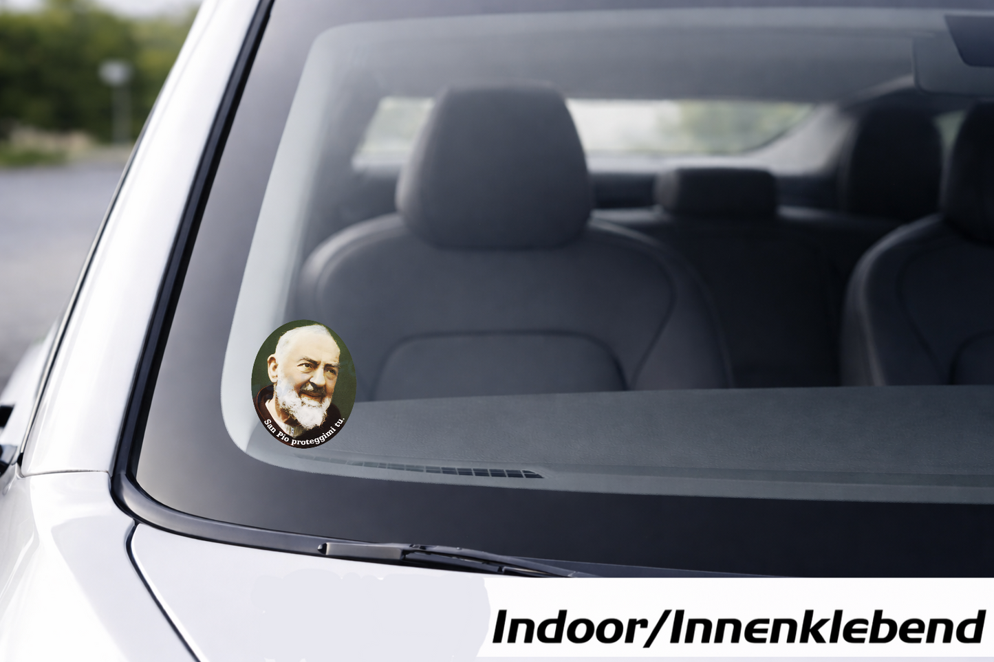 10x Padre Pio Aufkleber Adesivo Innenklebend Indoor Sticker Catholic 4,5x5,0 cm (028)