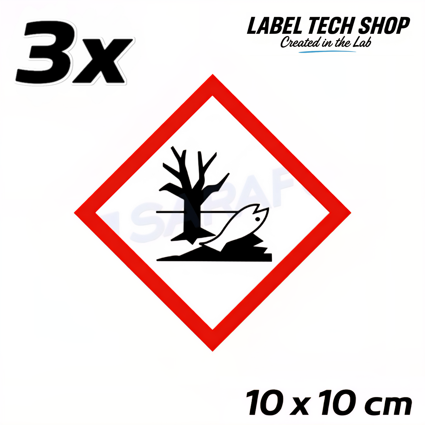 GHS09 Umweltgefährlich Etikett Chemie  Industrie Kennzeichnung CLP Norm Arbeitssicherheit
