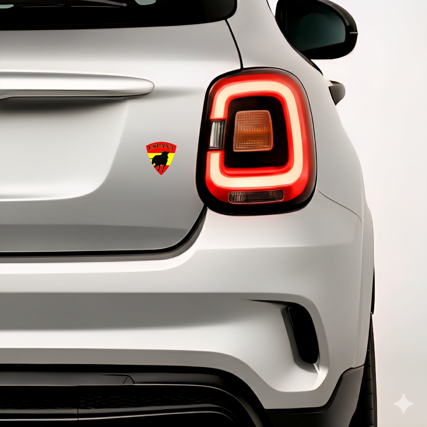 Spanien Spain España Emblem Aufkleber Sticker Spain Flag Adhesivo Autocollante – Auto Laptop Helm – 4,5x4,8cm NR.002