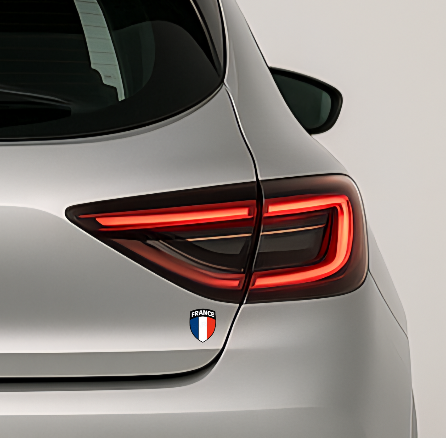 1x Frankreich Aufkleber France Francia Flagge Sticker 3,5x4,5cm (042)