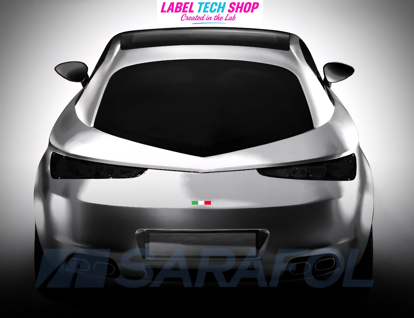 10x Italia/Italien Aufkleber Flagge 6×1 cm Italien Streifen Adesivo Sticker 036