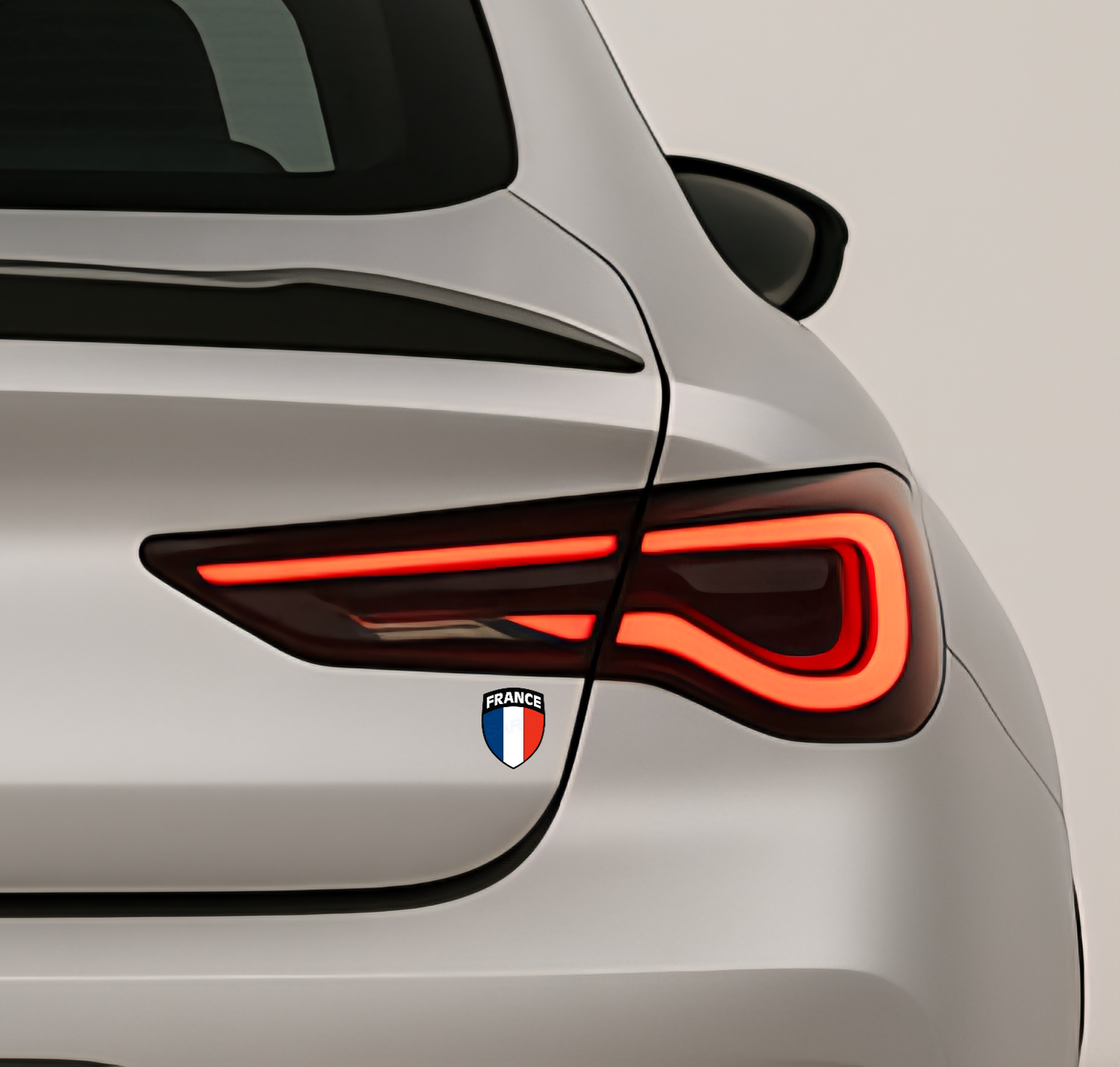 1x Frankreich Aufkleber France Francia Flagge Sticker 3,5x4,5cm (042)